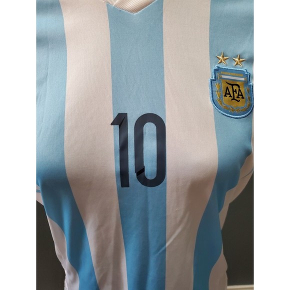 Pre-Owned Argentina Messi Authentic World Cup 2022 2-Star Jersey Size 28 *AS IS* - Picture 5 of 11